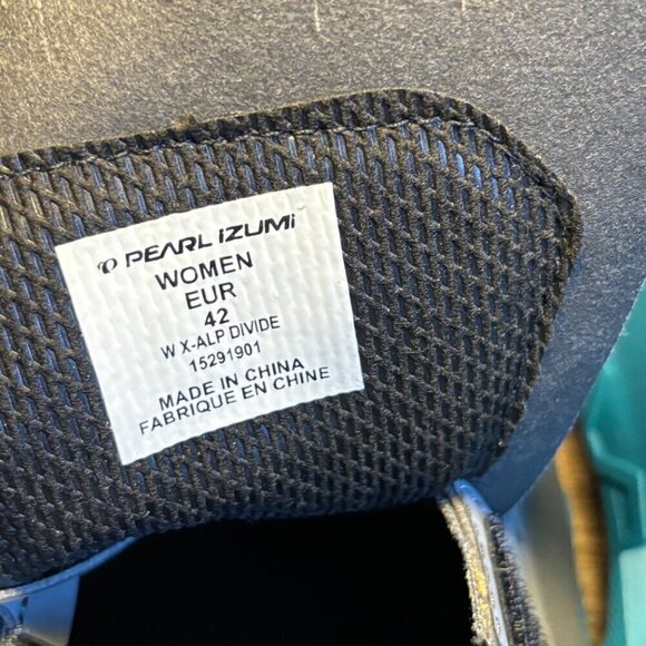 NEW PEARL IZUMI X-Alp Divide Moutain Bike Cycling Shoes Gray/Black Women's 42 - Picture 5 of 12